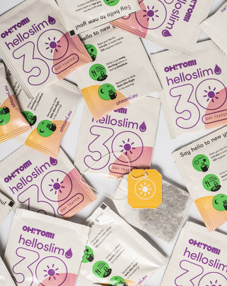 Detox de 30 de zile pentru organism – arzător de grăsimi cu ceaiuri de zi și de noapte Hello Slim Oh!Tomi_3 - 4