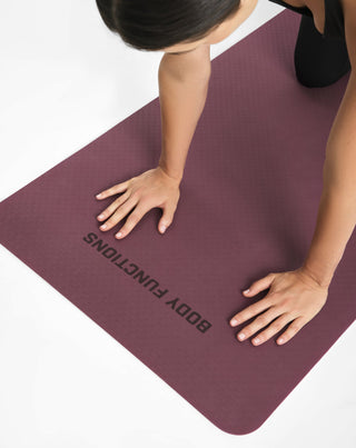 Covor de yoga antiderapant subțire Funcțiile corpului_2 - 2