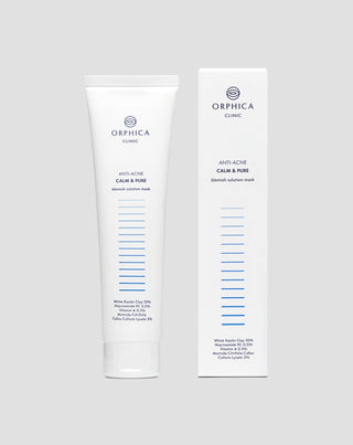 Mască purificatoare și regeneratoare cu argilă albă Anti-Acne Orphica Clinic 100 ml