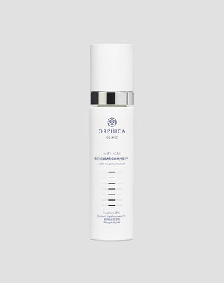 Ser de noapte pentru susținerea regenerării pielii problematice Anti-Acne Orphica Clinic 50 ml