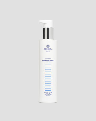 Apă micelară pentru demachiere și curățare cu uree, acid hialuronic și glicolic Cleansing Orphica Clinic 200 ml