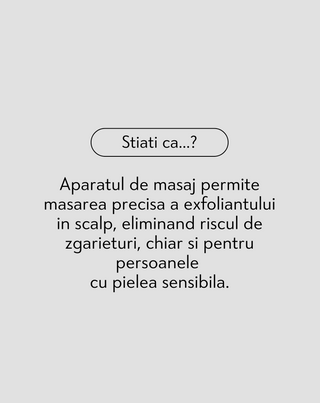 Set masajer din silicon + peeling enzimatic pentru curățarea și stimularea microcirculației scalpului Twisty - 4